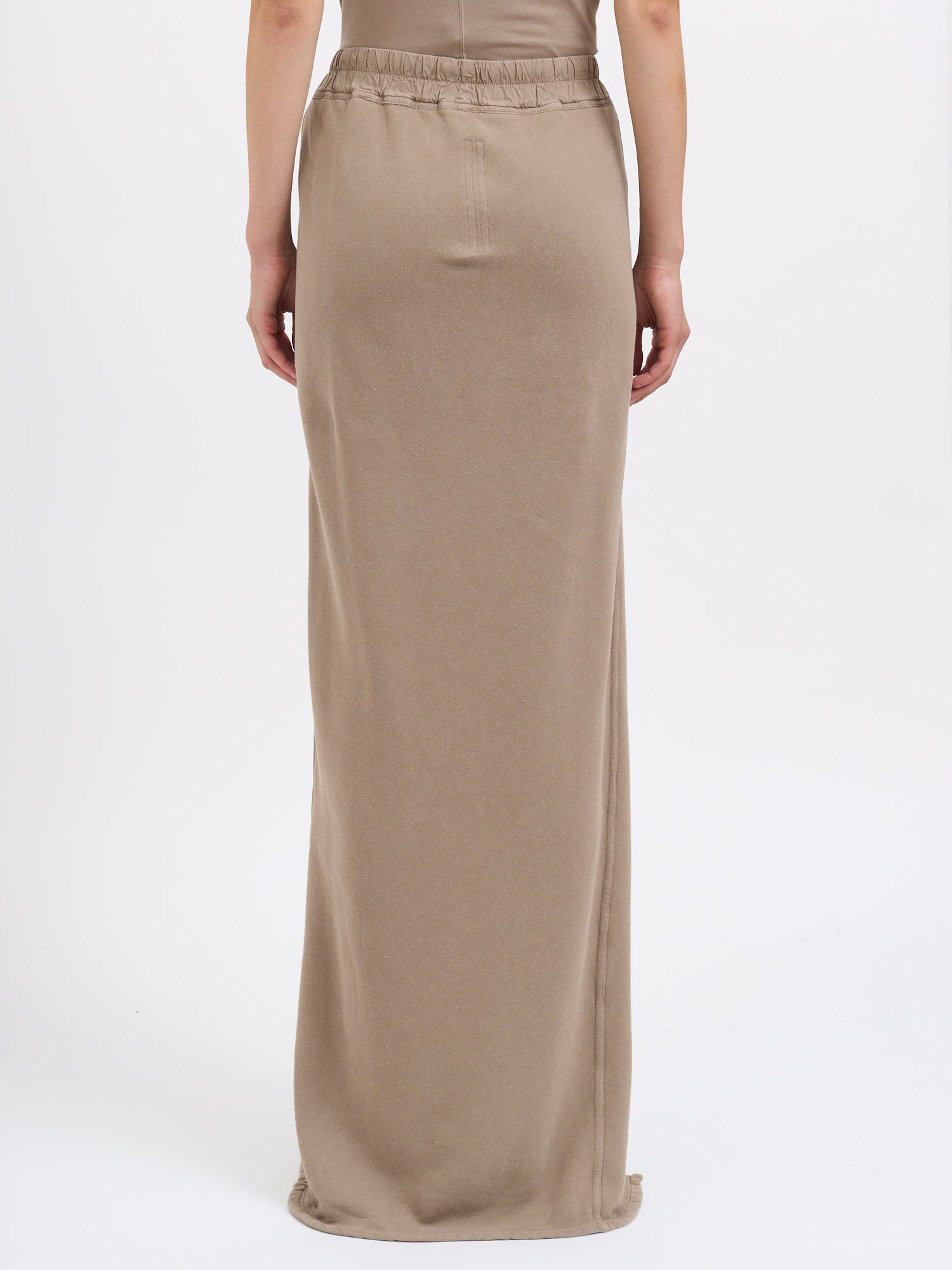 DRKSHDW Fleece Mini Skirt with Front Slit