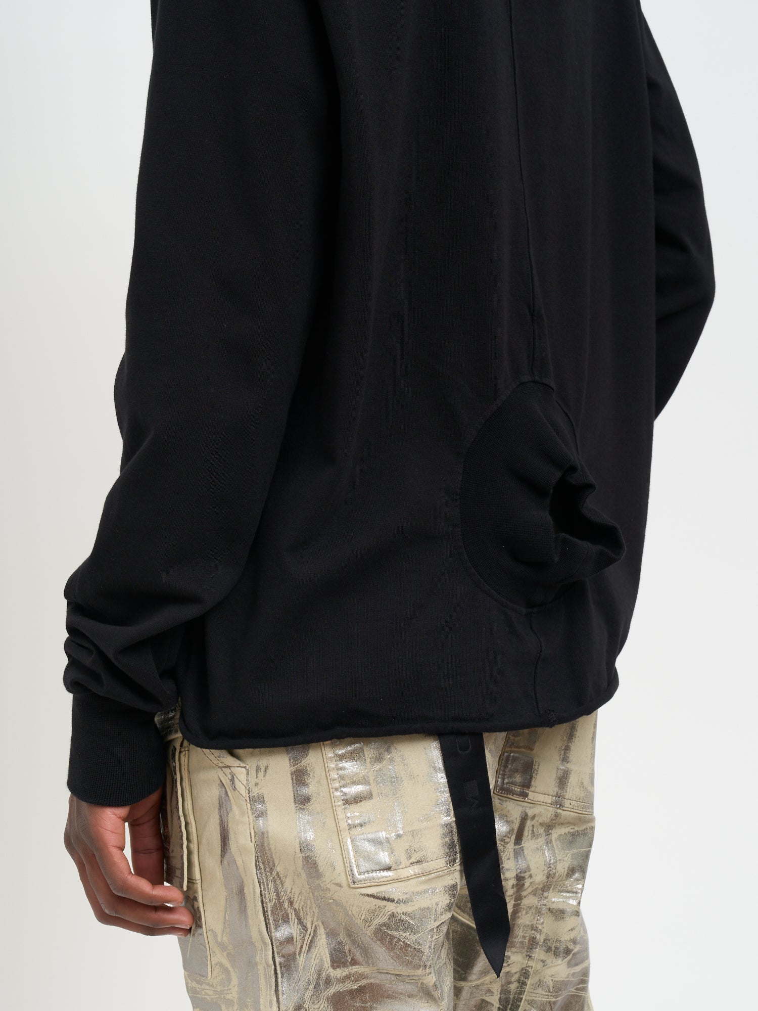 DRKSHDW High Neck Double Layer Sweater - Medium Size