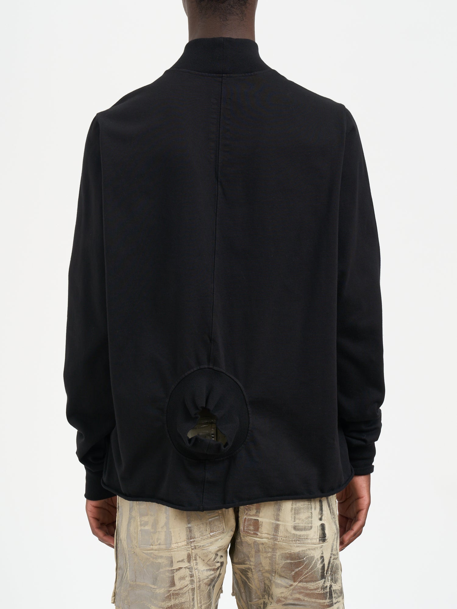 DRKSHDW High Neck Double Layer Sweater - Medium Size