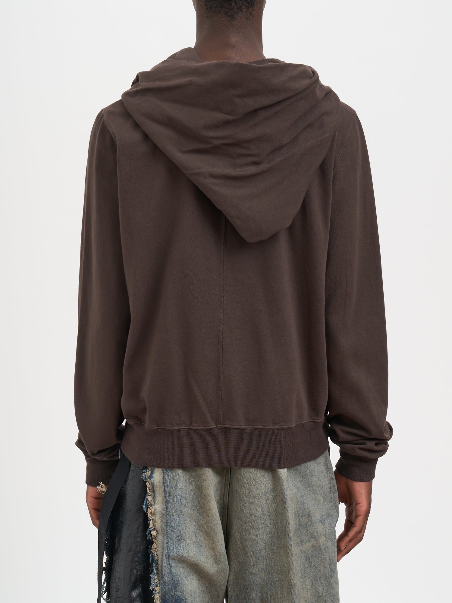 DRKSHDW Asymmetrical Zip Mountain Hoodie Sweatshirt - Size Medium