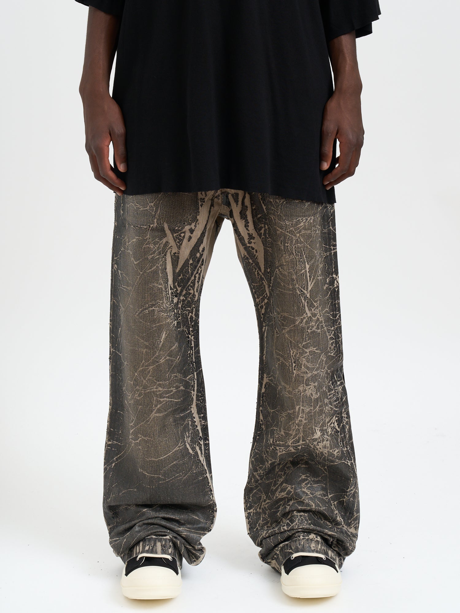 DRKSHDW Washed Foil Denim Pants - Size 31