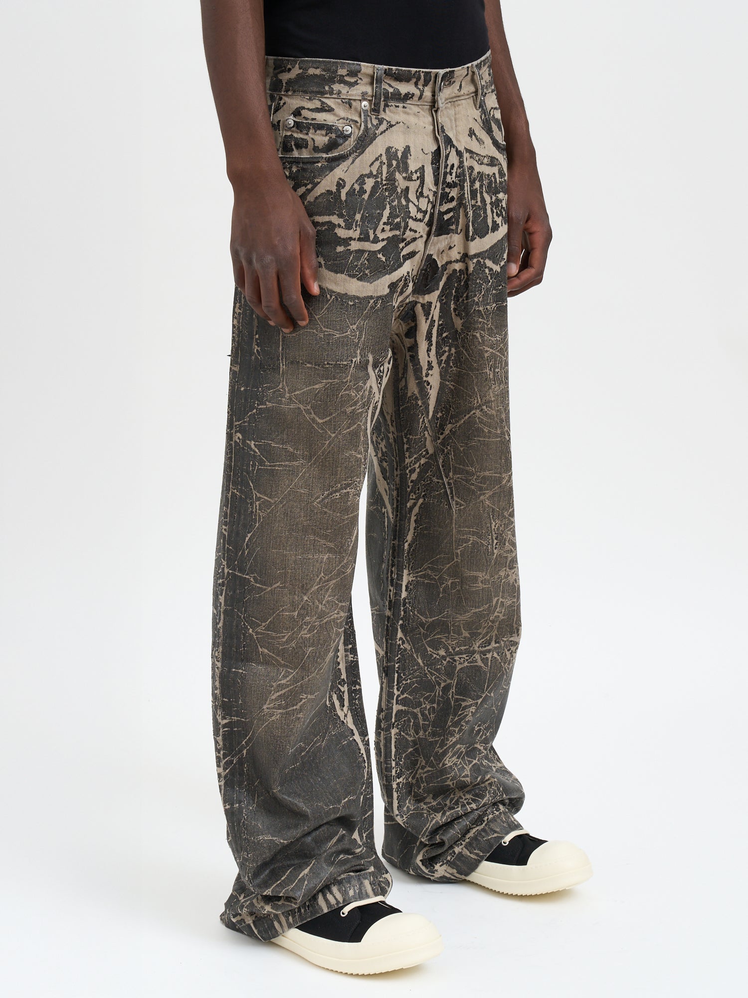 DRKSHDW Washed Foil Denim Pants - Size 31