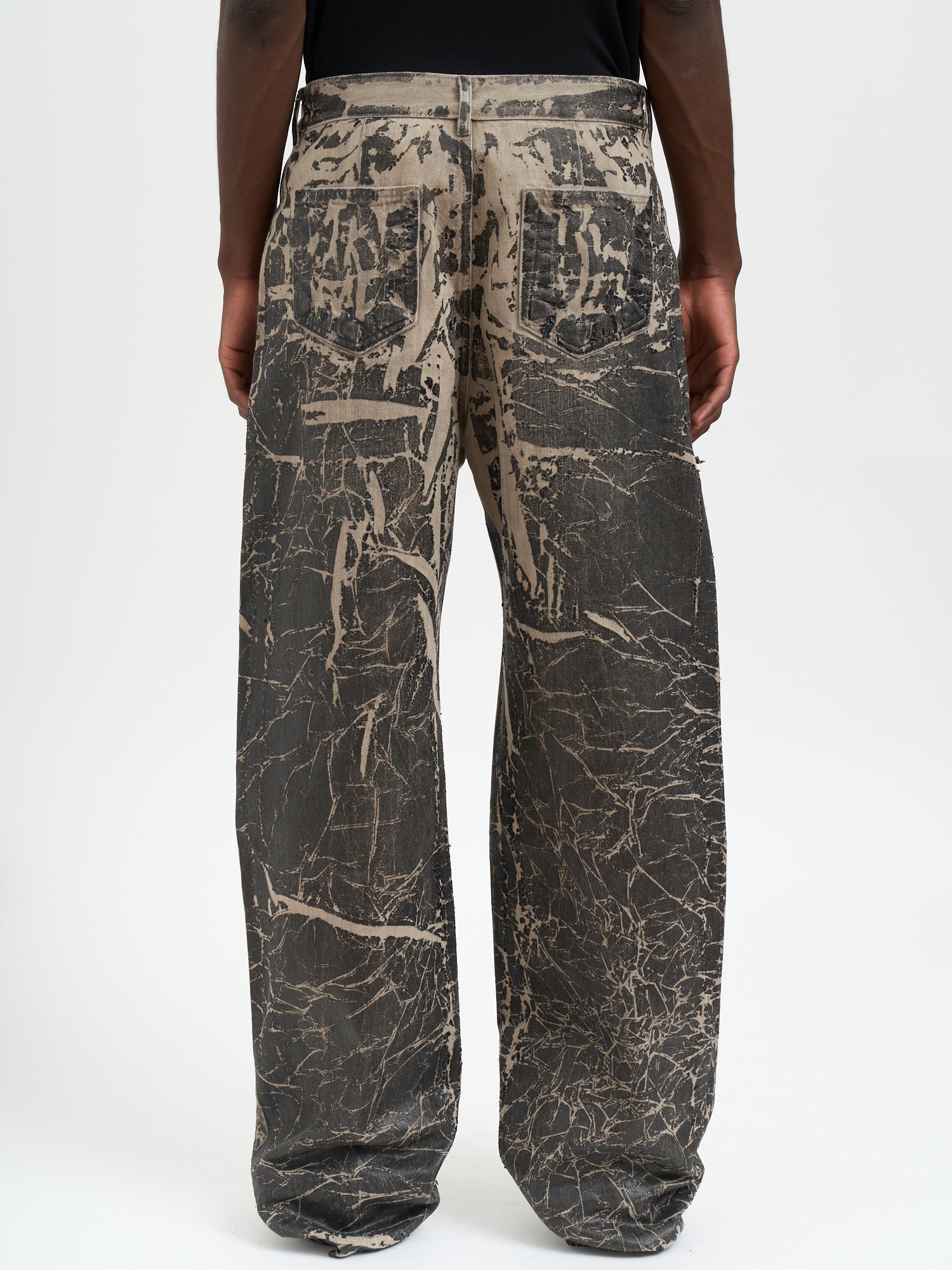 DRKSHDW Washed Foil Denim Pants - Size 31