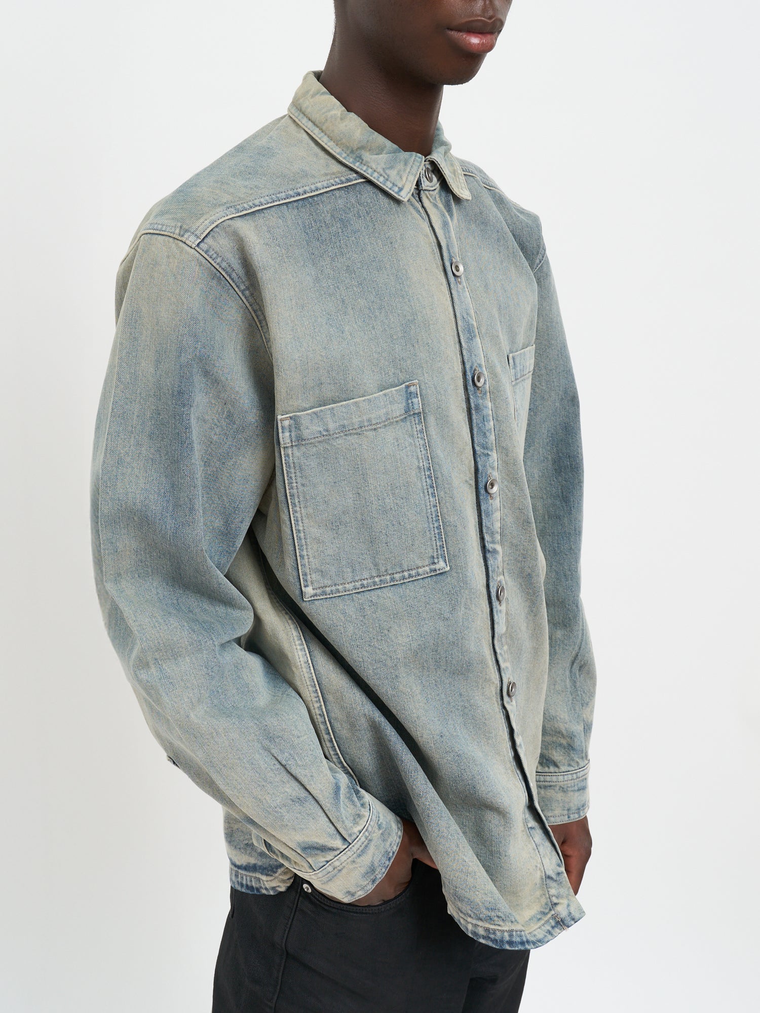 DRKSHDW Oversized Denim Jumbo Outershirt Jacket