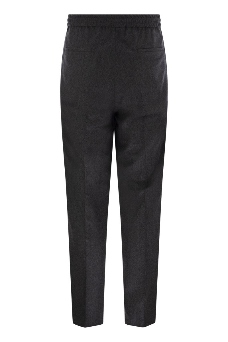 BRUNELLO CUCINELLI Stylish Wool Trousers for Men - FW25 Collection