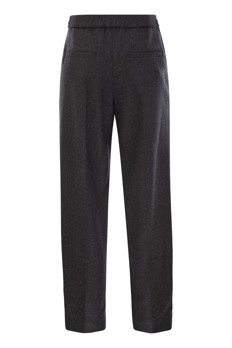 BRUNELLO CUCINELLI Baggy Sartorial Wool Trousers