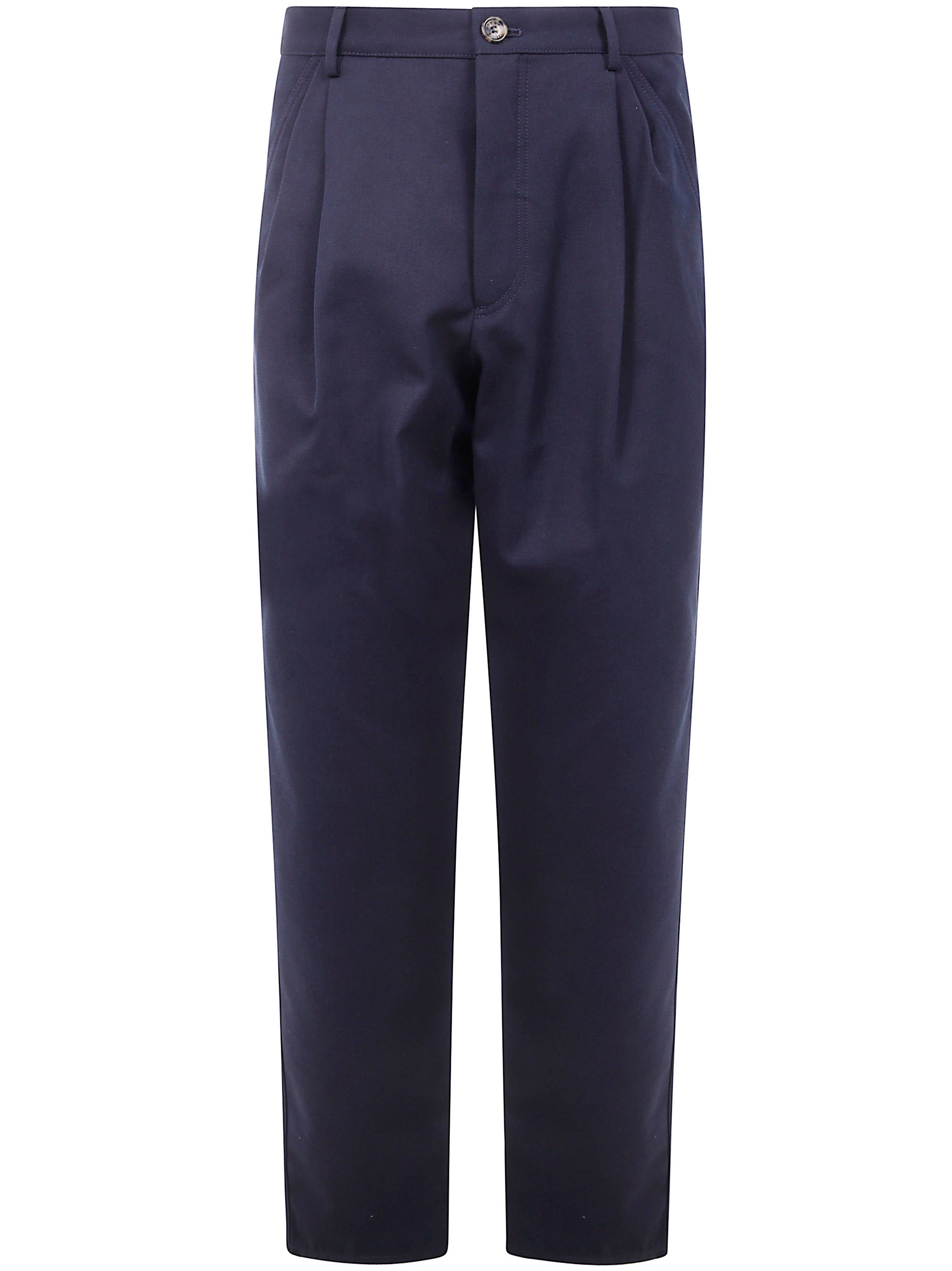 BRUNELLO CUCINELLI Double Pleat Chino Trousers