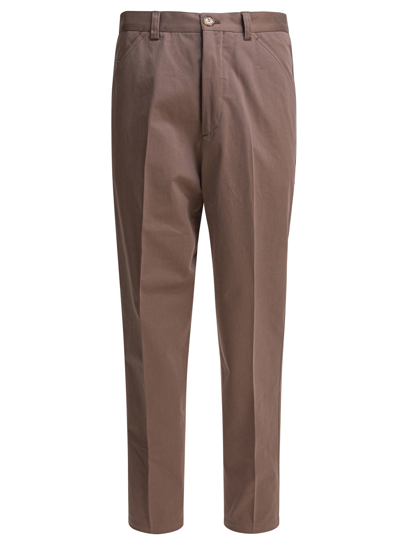 BRUNELLO CUCINELLI Cotton Trousers for Men - FW25