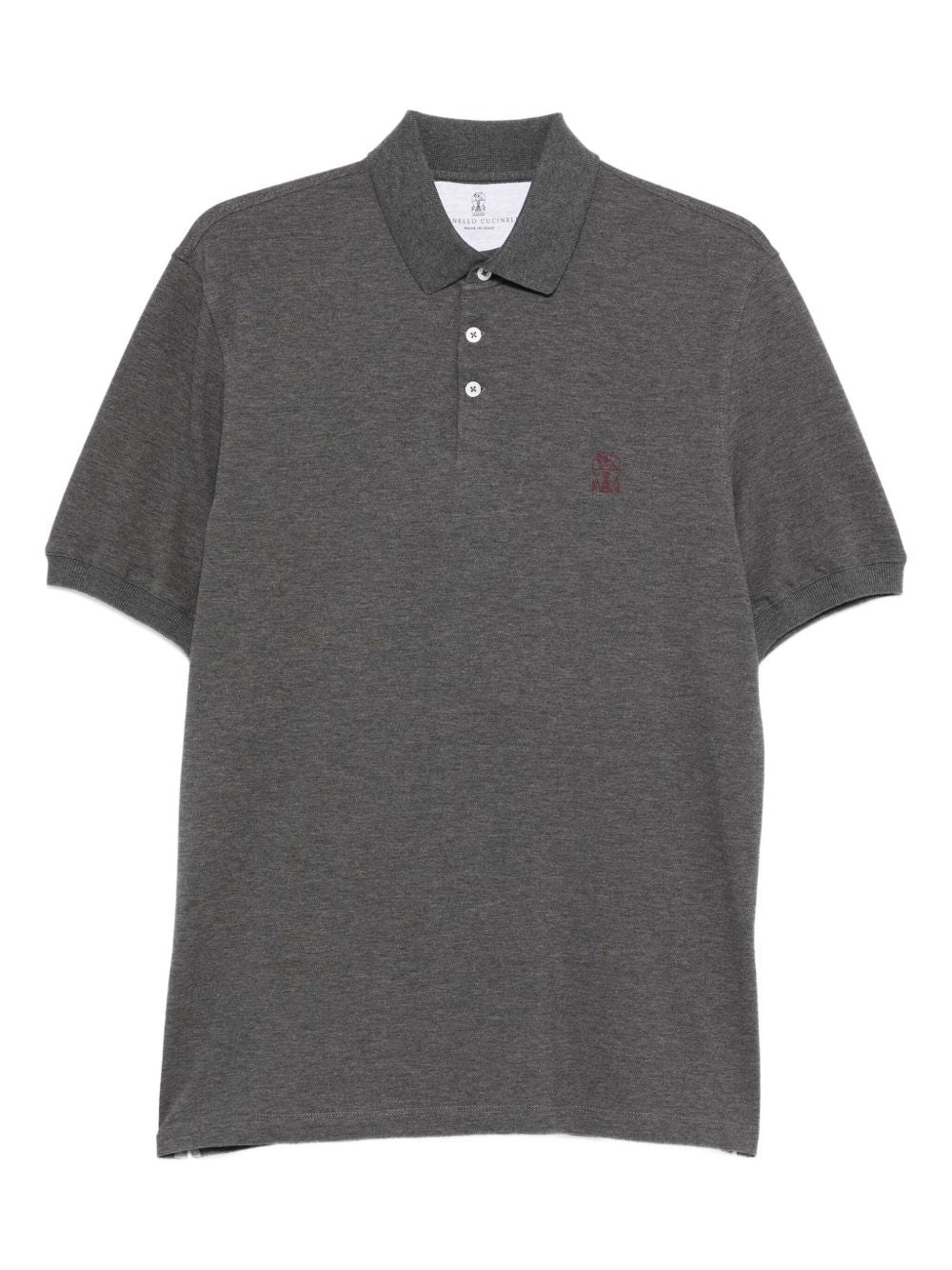 BRUNELLO CUCINELLI Logo Cotton Polo Shirt - FW25 Collection