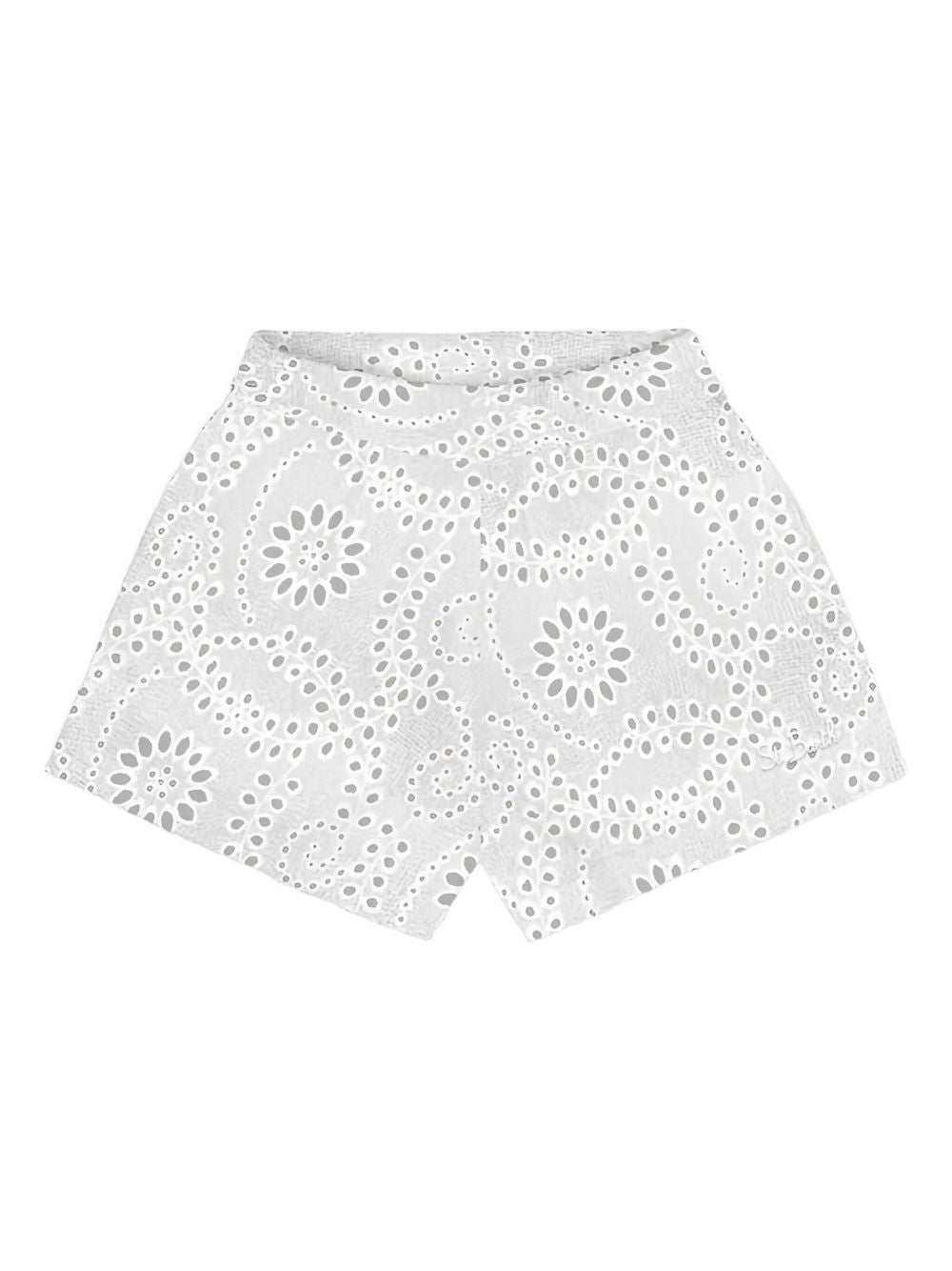 MC2 SAINT BARTH High Waist Eyelet Embroidered Pants for Women