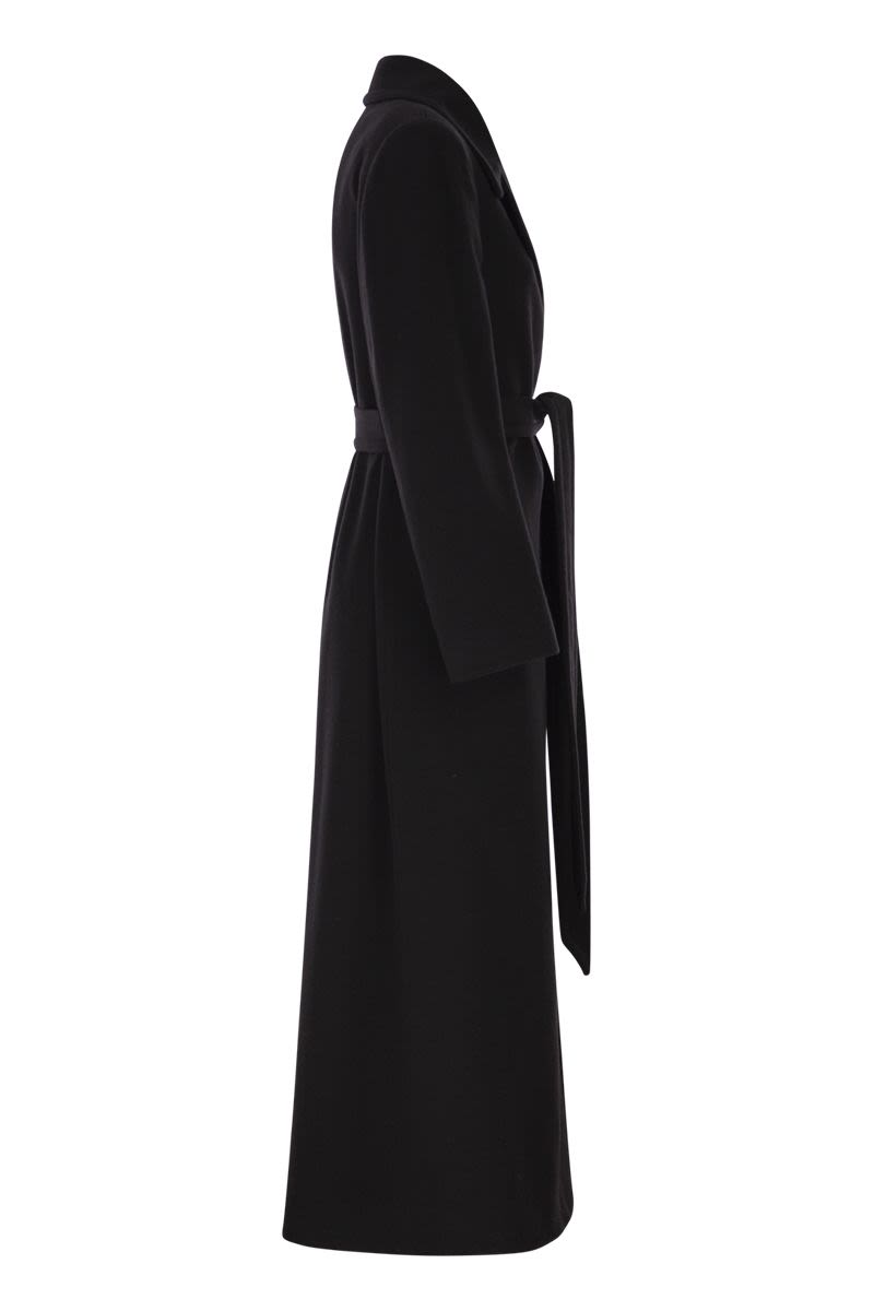 TAGLIATORE Melody Virgin Wool and Cashmere Maxi Jacket