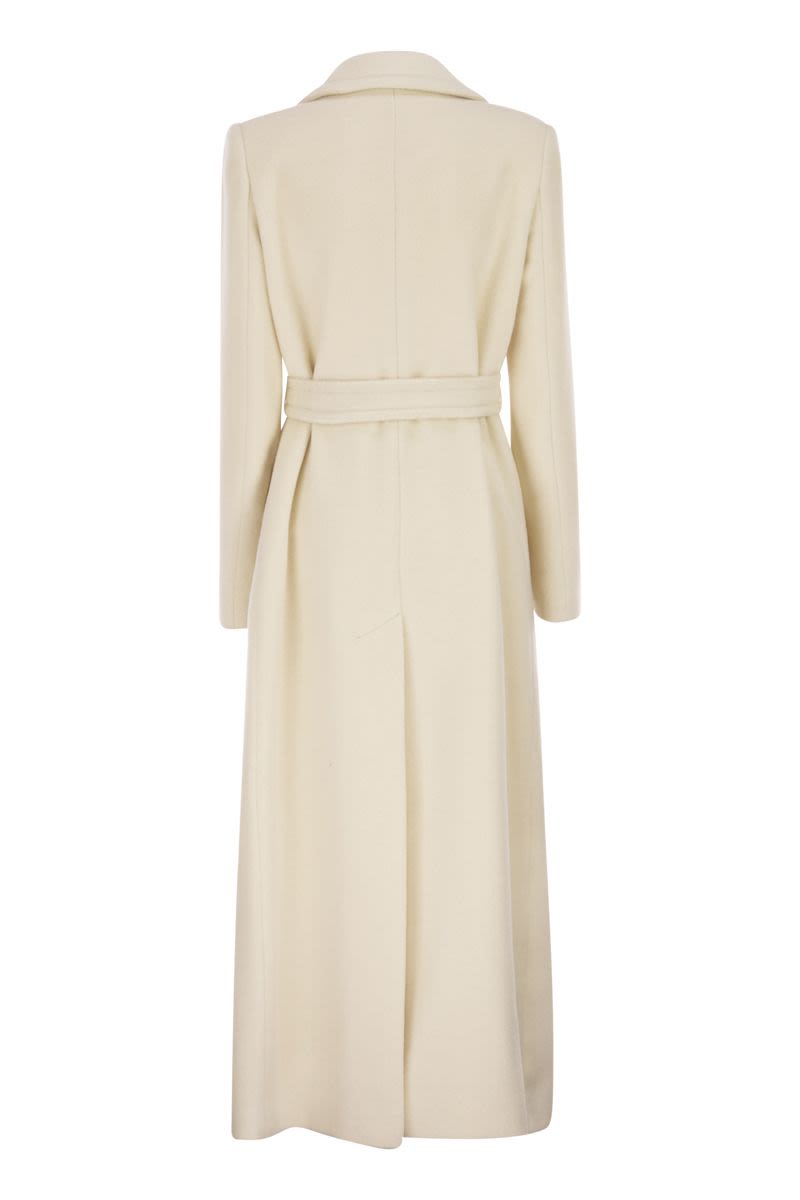 TAGLIATORE Virgin Wool Maxi Jacket for Women