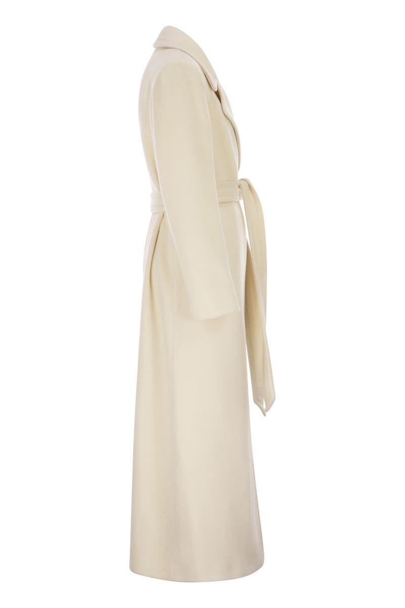 TAGLIATORE Virgin Wool Maxi Jacket for Women