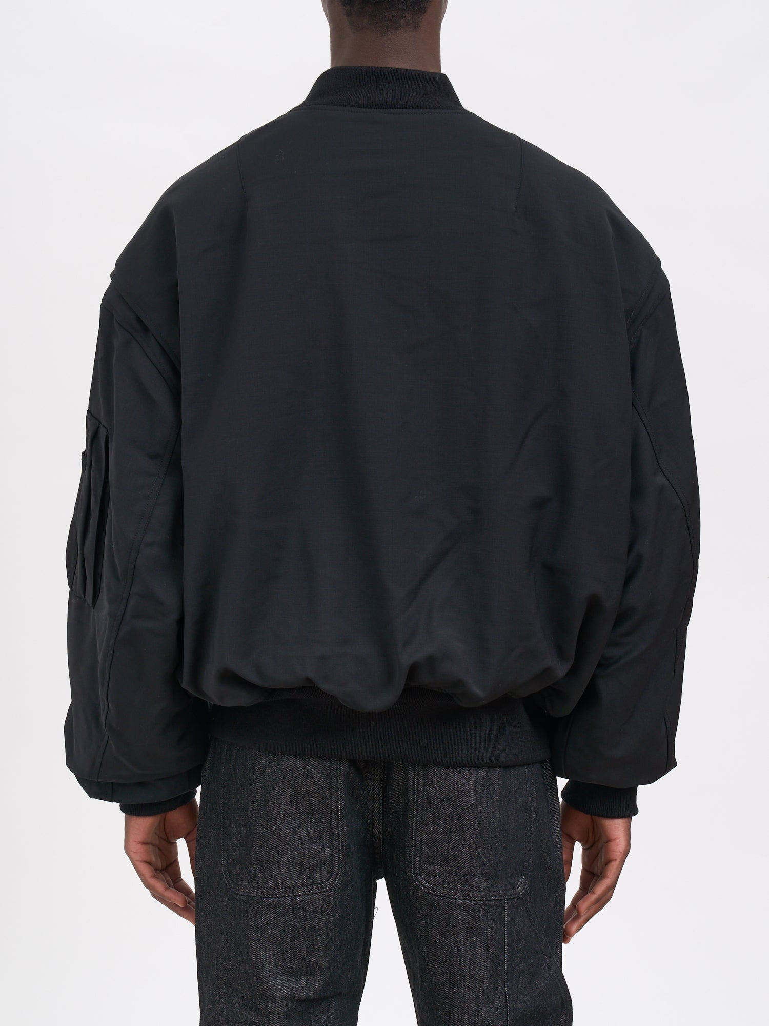 ENTIRE STUDIOS Boxy Fit Bomber Jacket - Size M