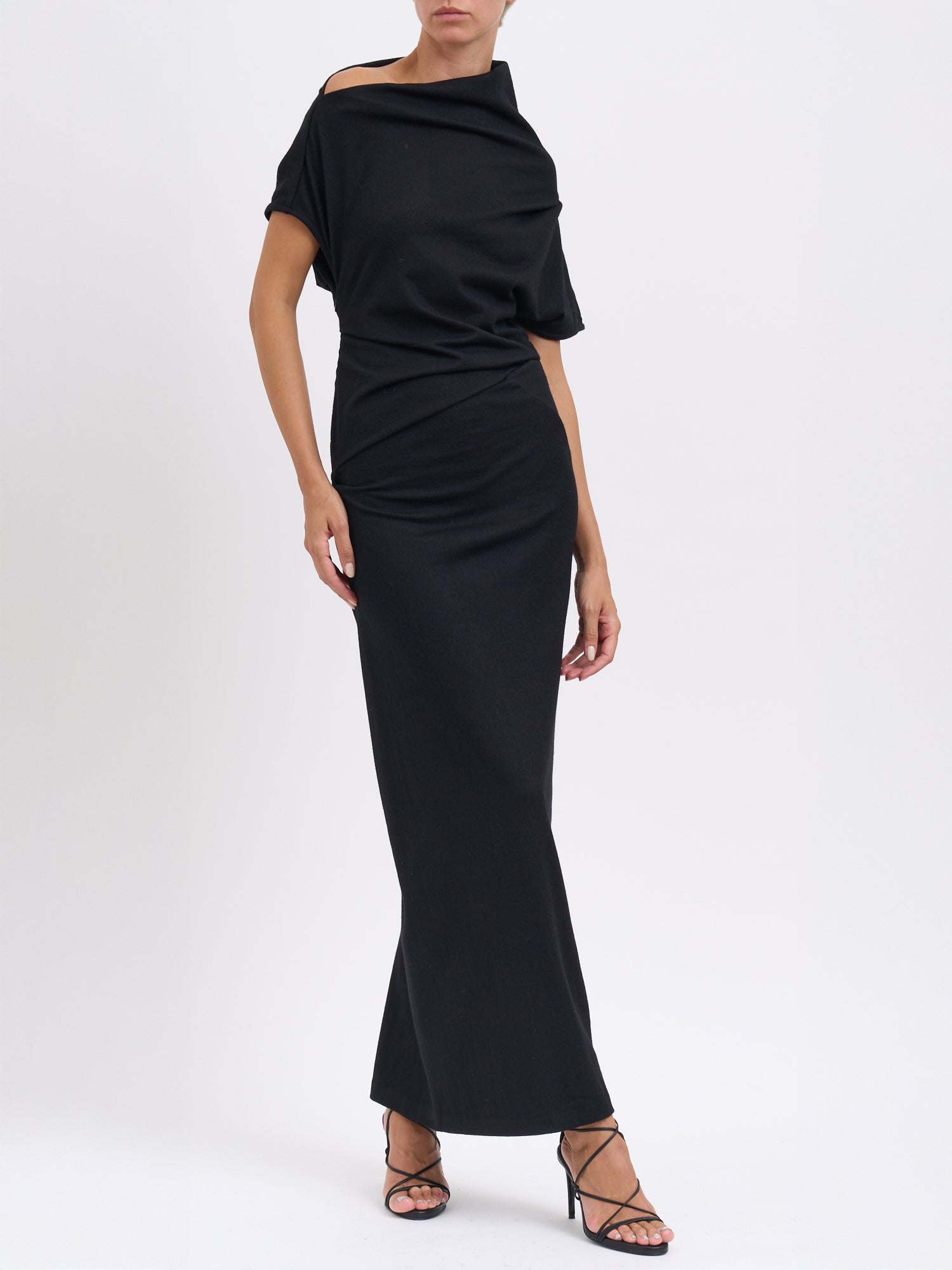 ENTIRE STUDIOS Fitted Maxi Collar Dress Size S