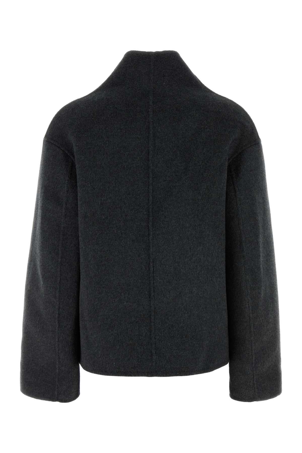 LOULOU DE SAISON Double Breasted Flannel Blazer for Women