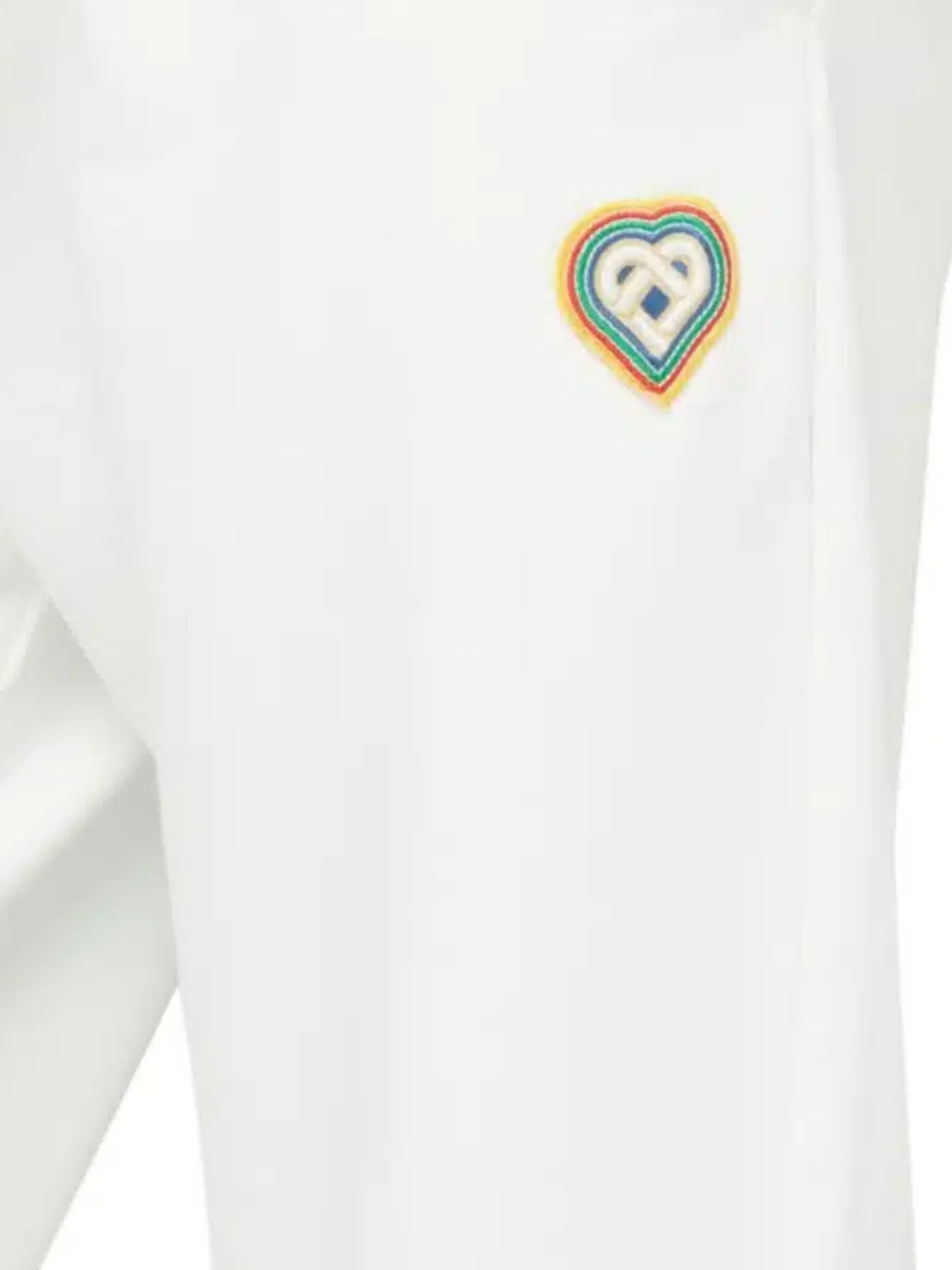 CASABLANCA Rainbow Heart Logo Patch Sweatpants