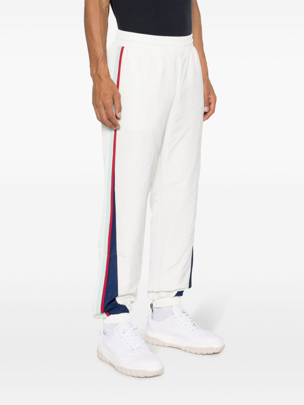 CASABLANCA Logo Patch Side Stripe Track Pants
