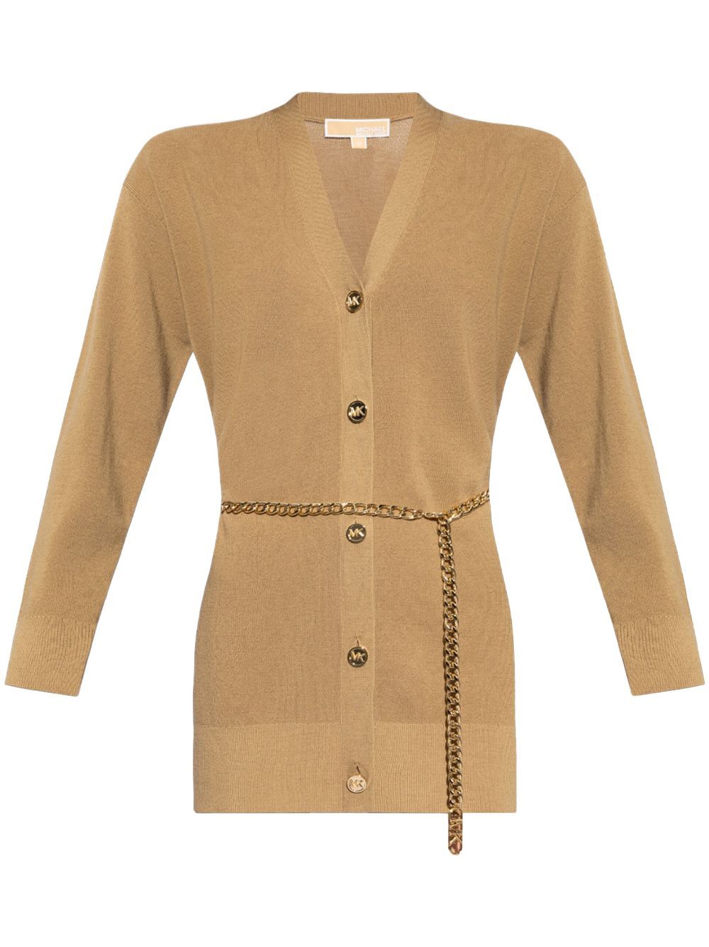 MICHAEL MICHAEL KORS Empire Chain Belt Cardigan