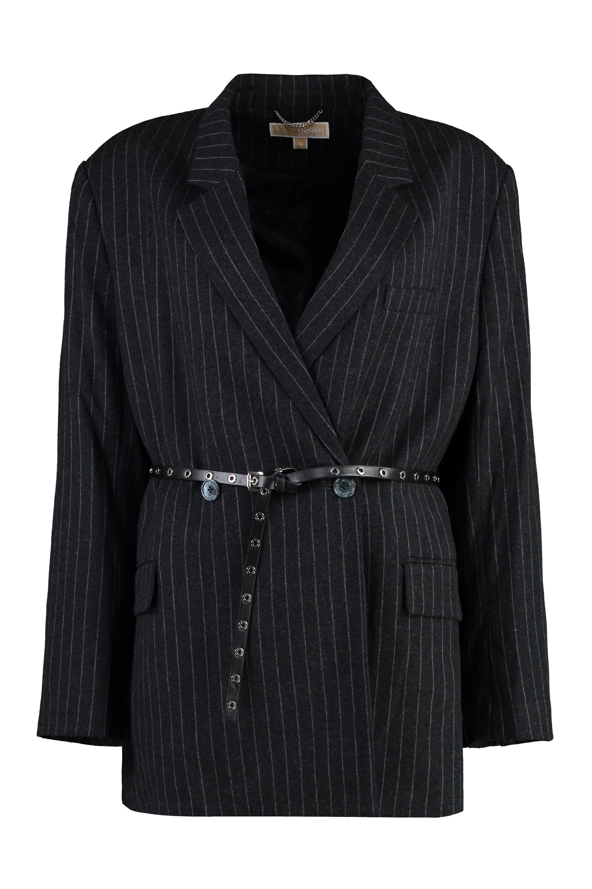 MICHAEL MICHAEL KORS Double Breasted Pinstripe Blazer for Women