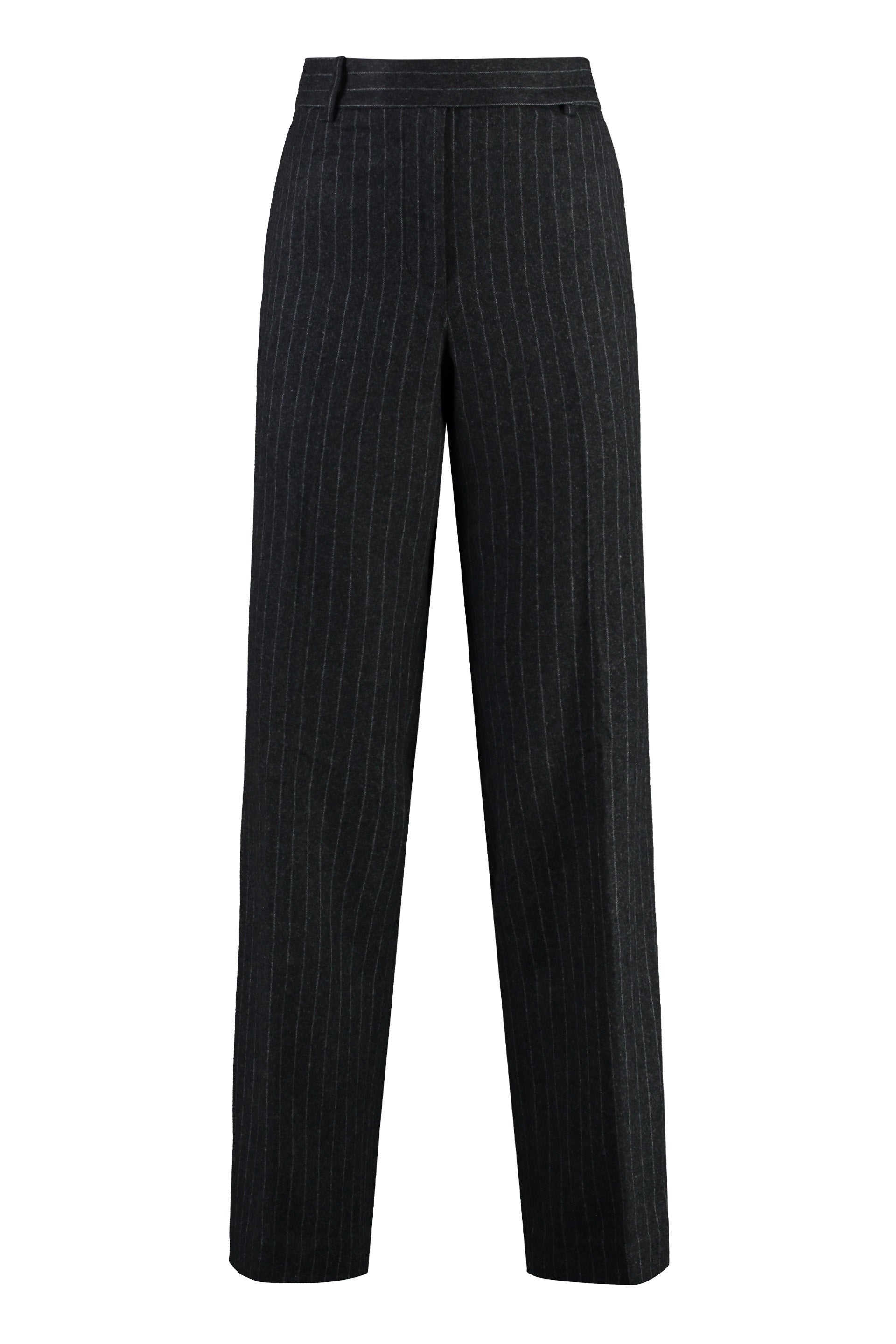 MICHAEL MICHAEL KORS Pinstriped Wool Trousers for Women