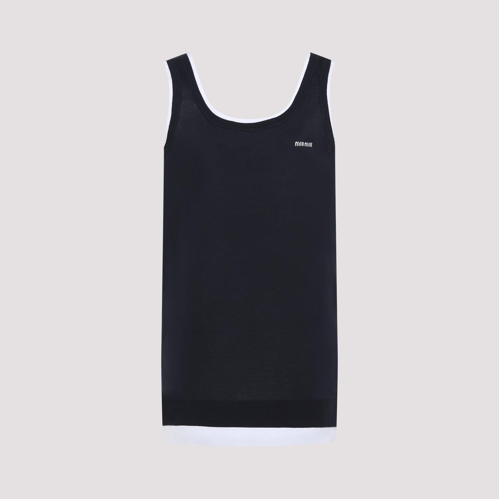 MIU MIU Silk Blend Mini Dress