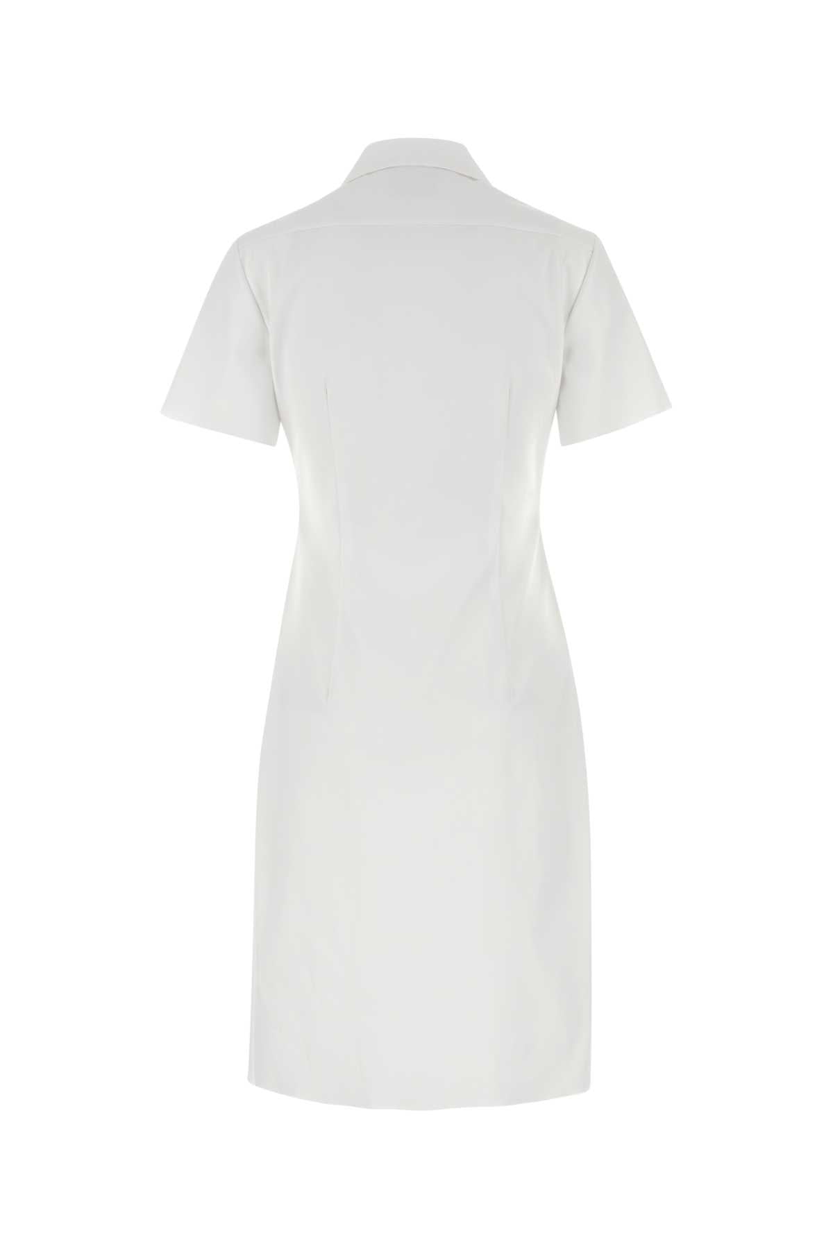 MIU MIU Elegant Poplin Shirt Dress - Women’s Mini Style