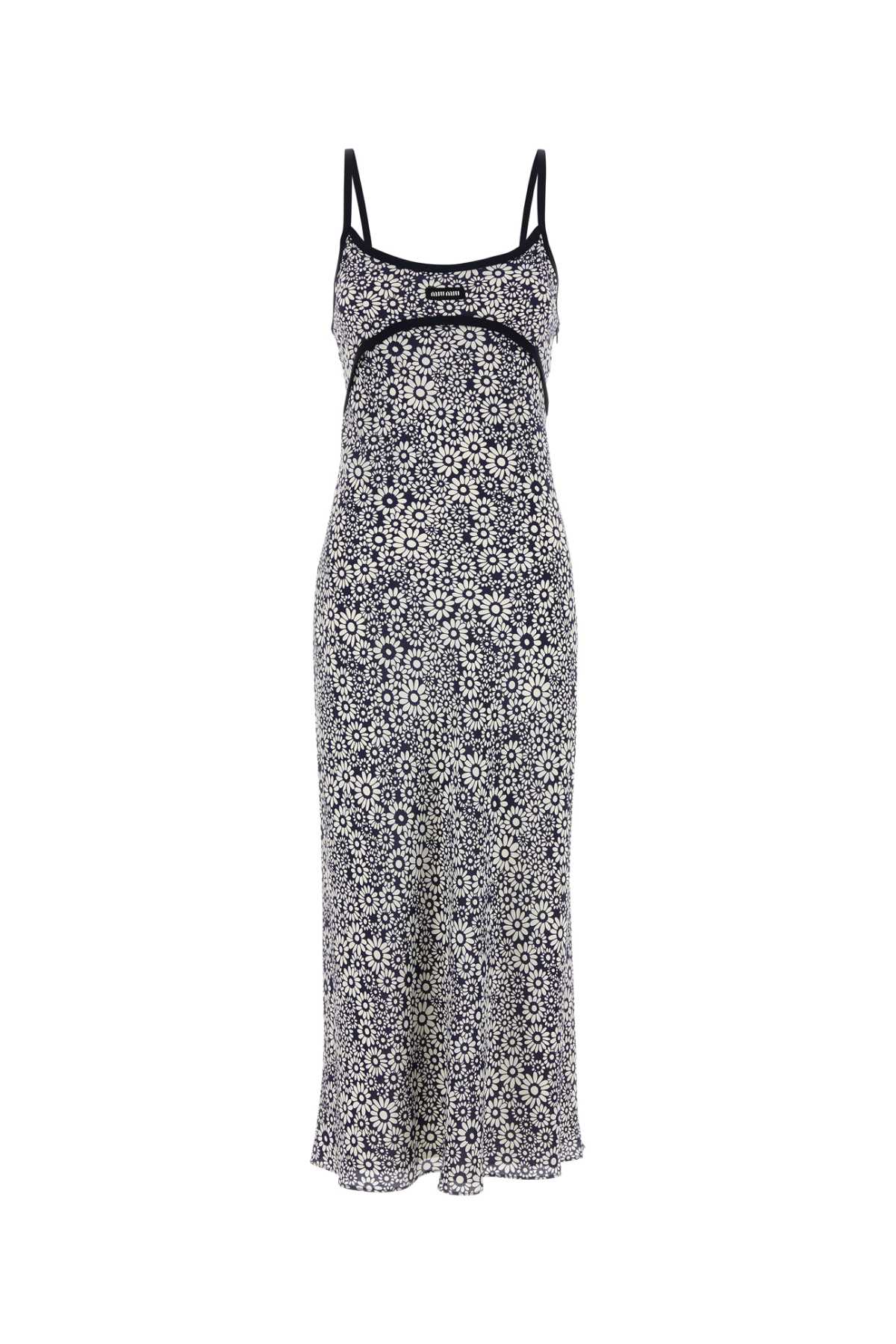 MIU MIU Floral Silk Mini Dress