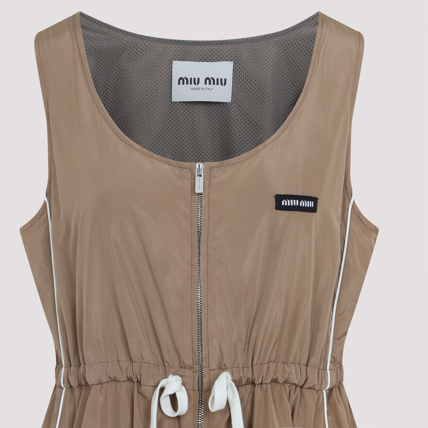 MIU MIU Elegant Mini Silk Dress for Women