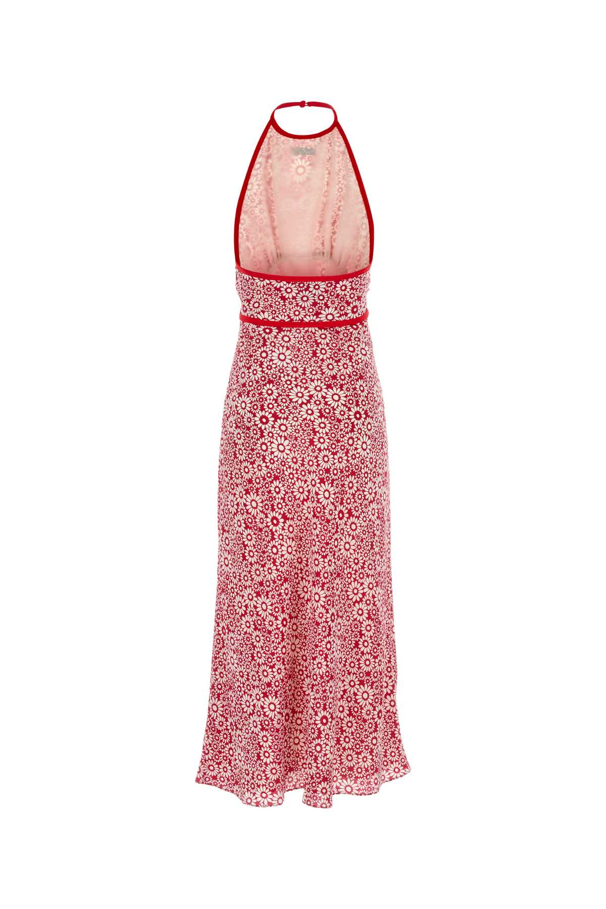 MIU MIU Floral Printed Silk Dress - Women's Mini