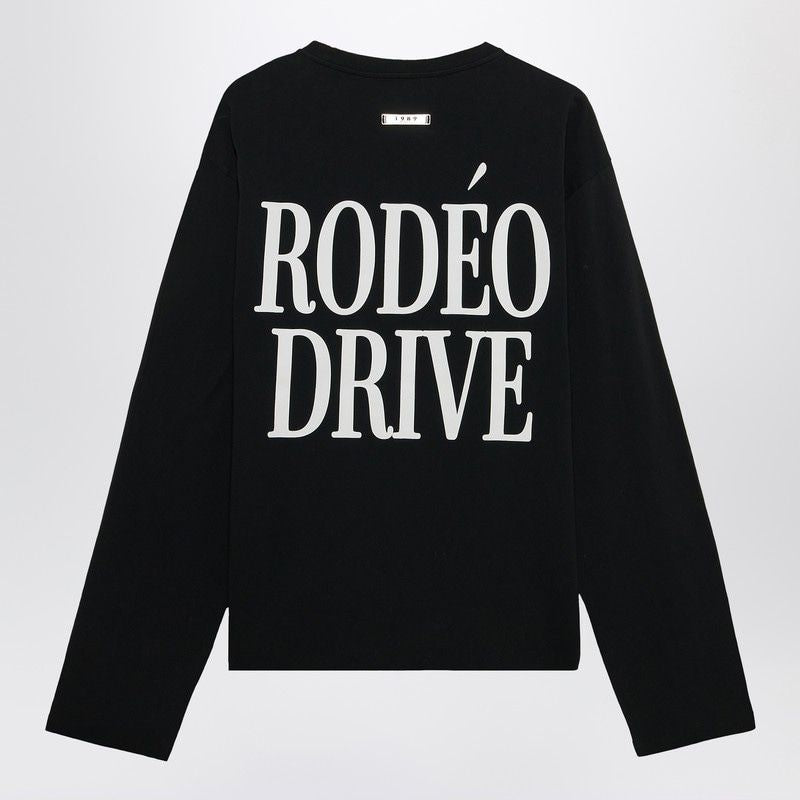 1989 STUDIO Long Sleeve Crewneck T-Shirt with Rodeo Print