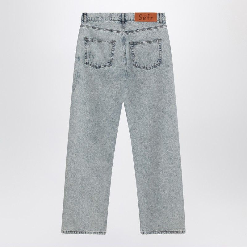 SÉFR Distressed Regular Fit Jeans for Men