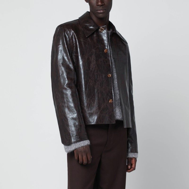 SÉFR Coated Polyester Jacket with Glossy Finish for Men