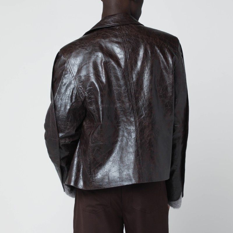 SÉFR Coated Polyester Jacket with Glossy Finish for Men