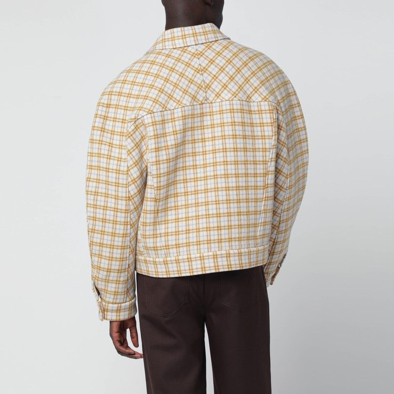 SÉFR Checkered Wool Jacket for Men - FW25