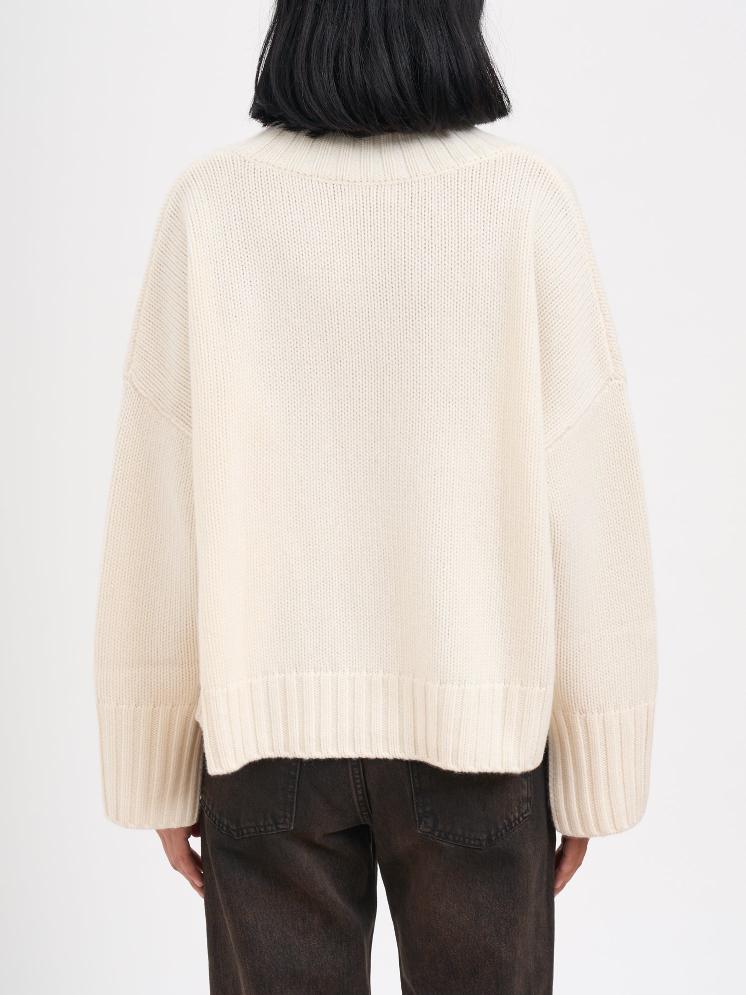SOFT GOAT Chunky Knit High Neck Cashmere Sweater