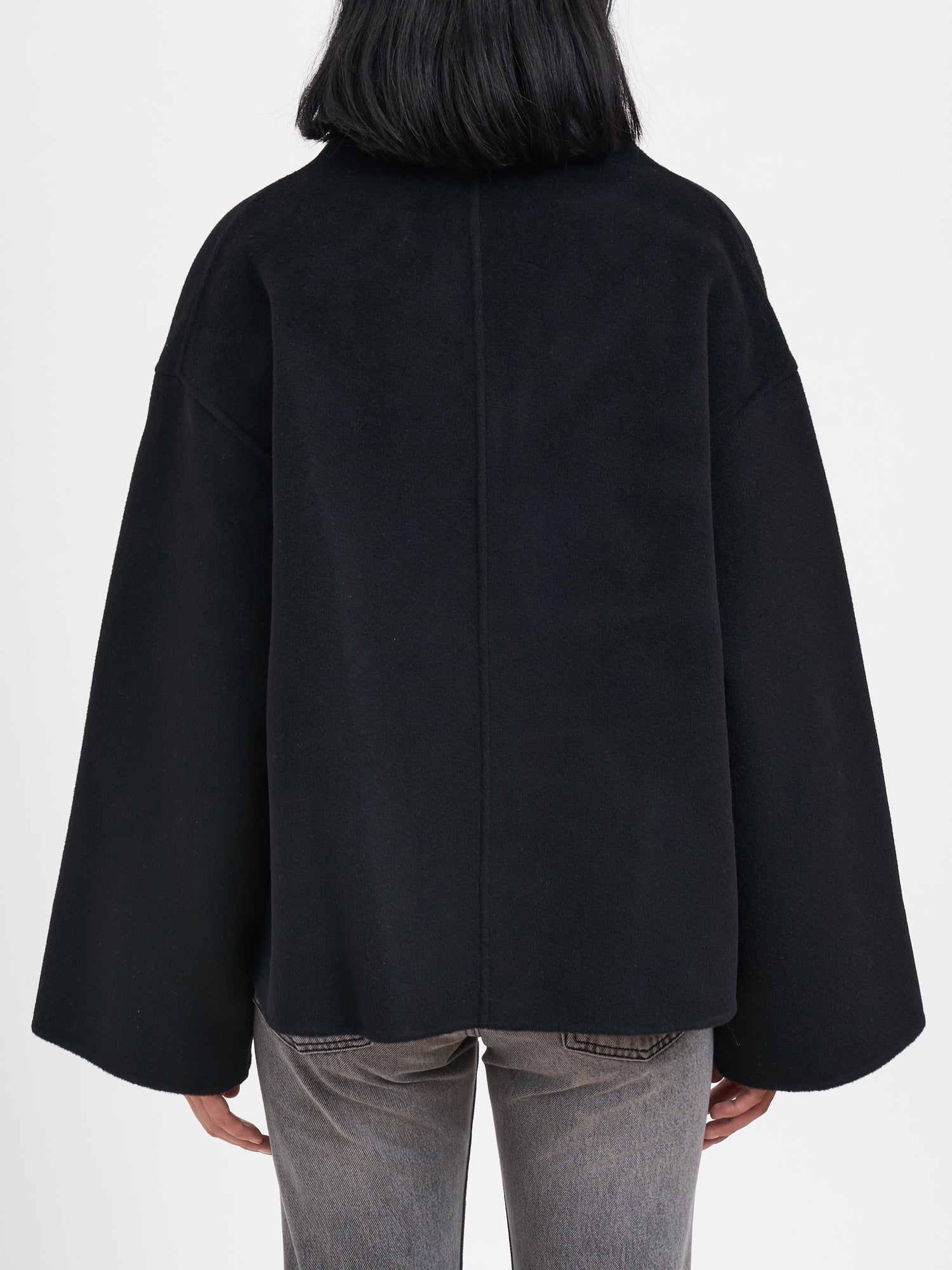 SOFT GOAT Oversized Short Wool and Cashmere Jacket for Women - FW25