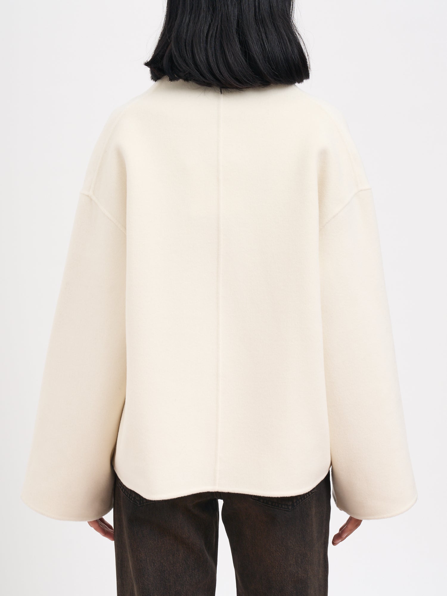 SOFT GOAT Oversized Wool and Cashmere Jacket