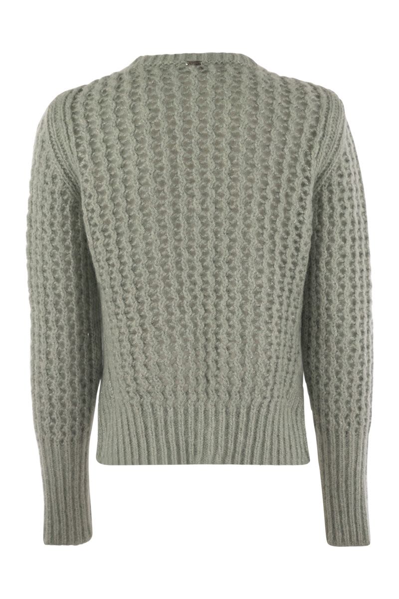 HERNO Elegant Knitwear in Alpaca and Wool Yarn - Regular Fit
