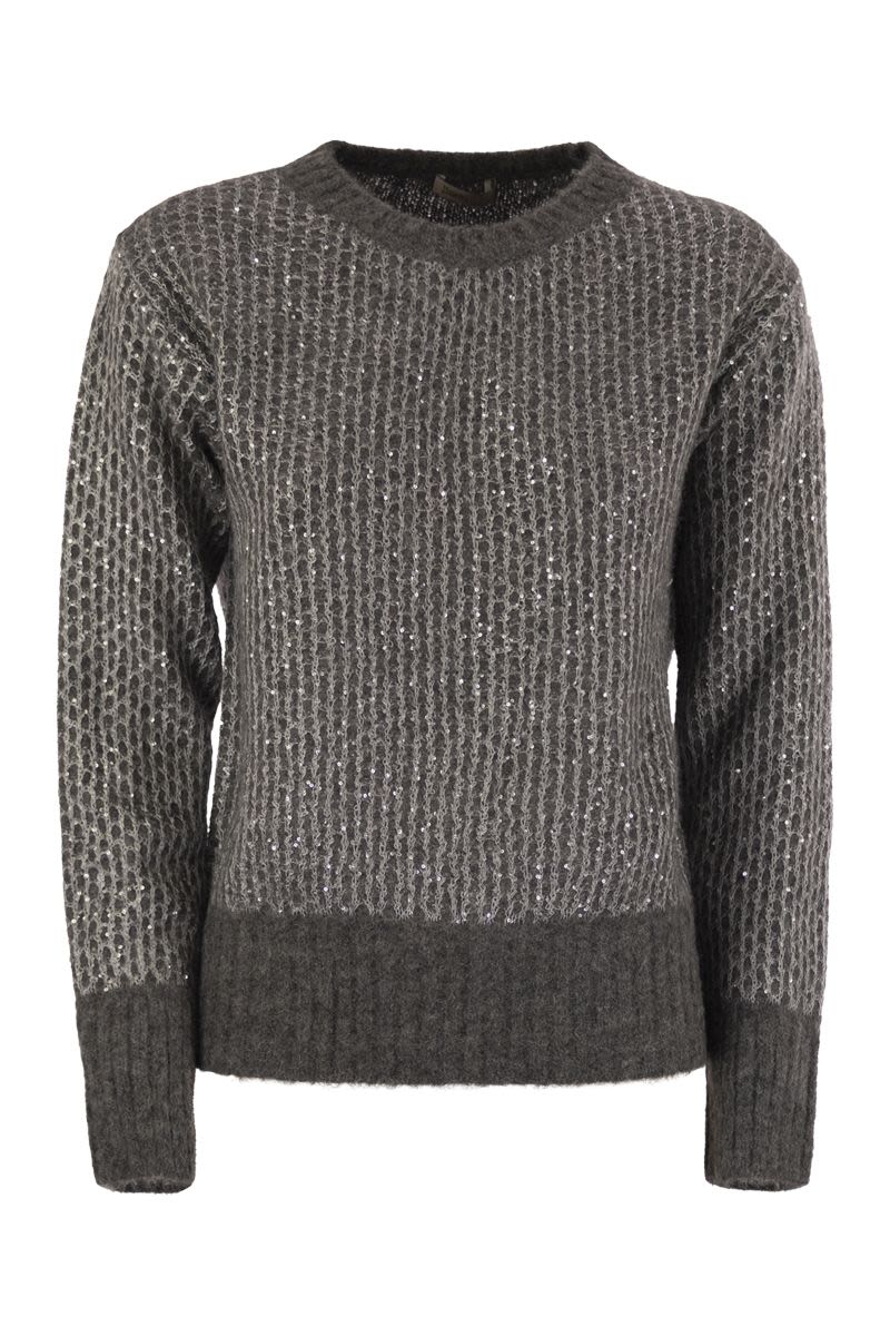 HERNO Alpaca and Wool Crewneck Sweater
