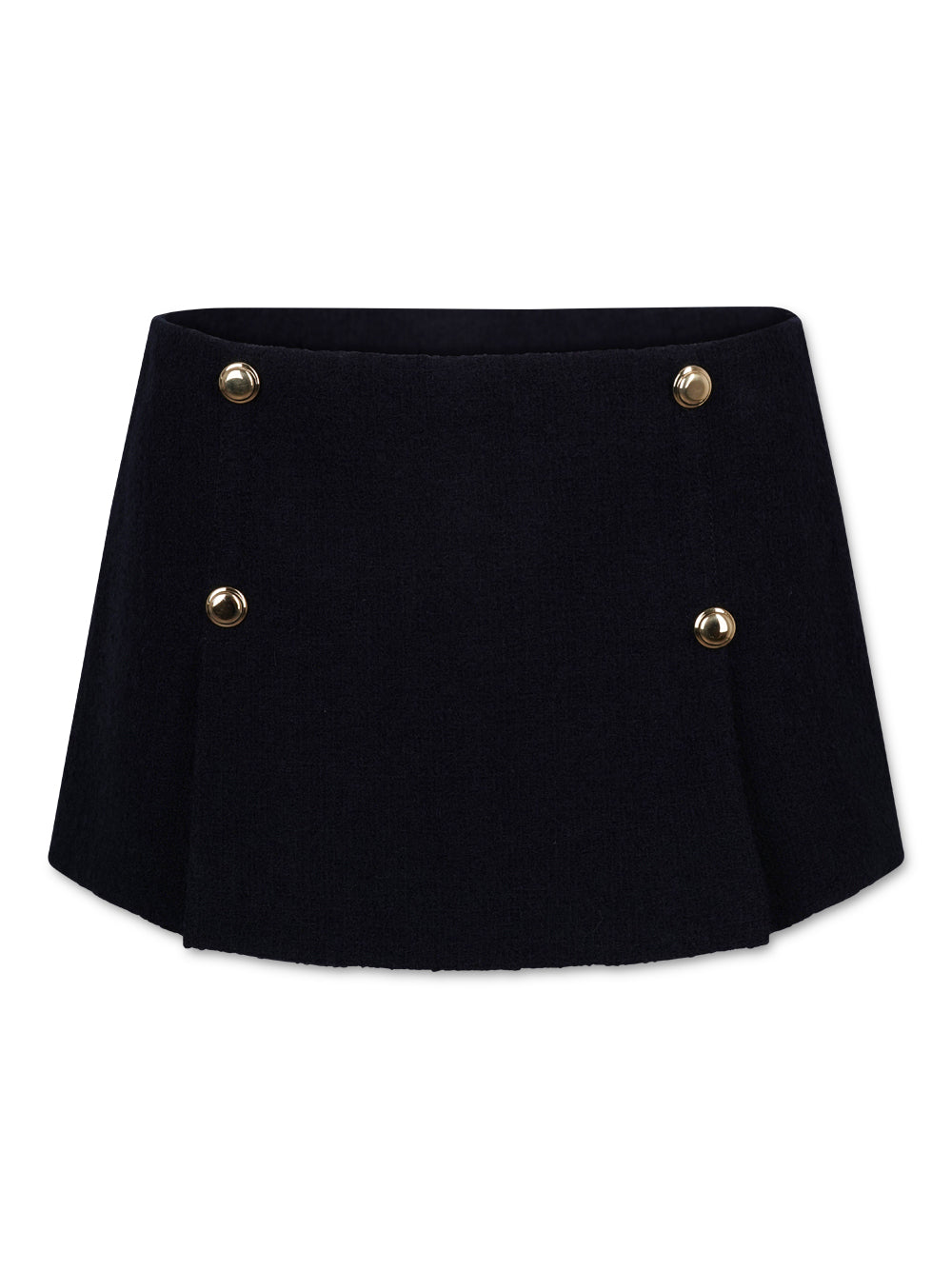 MIU MIU Wool Blend Mini Skirt