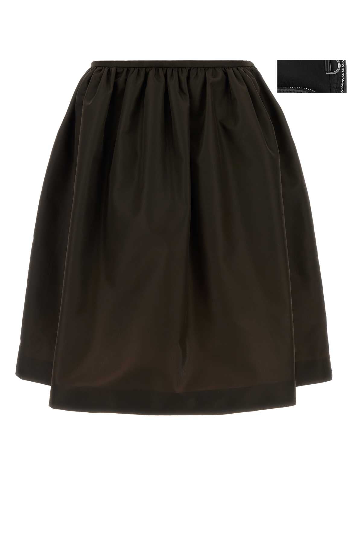 MIU MIU Recycled Nylon Mini Skirt