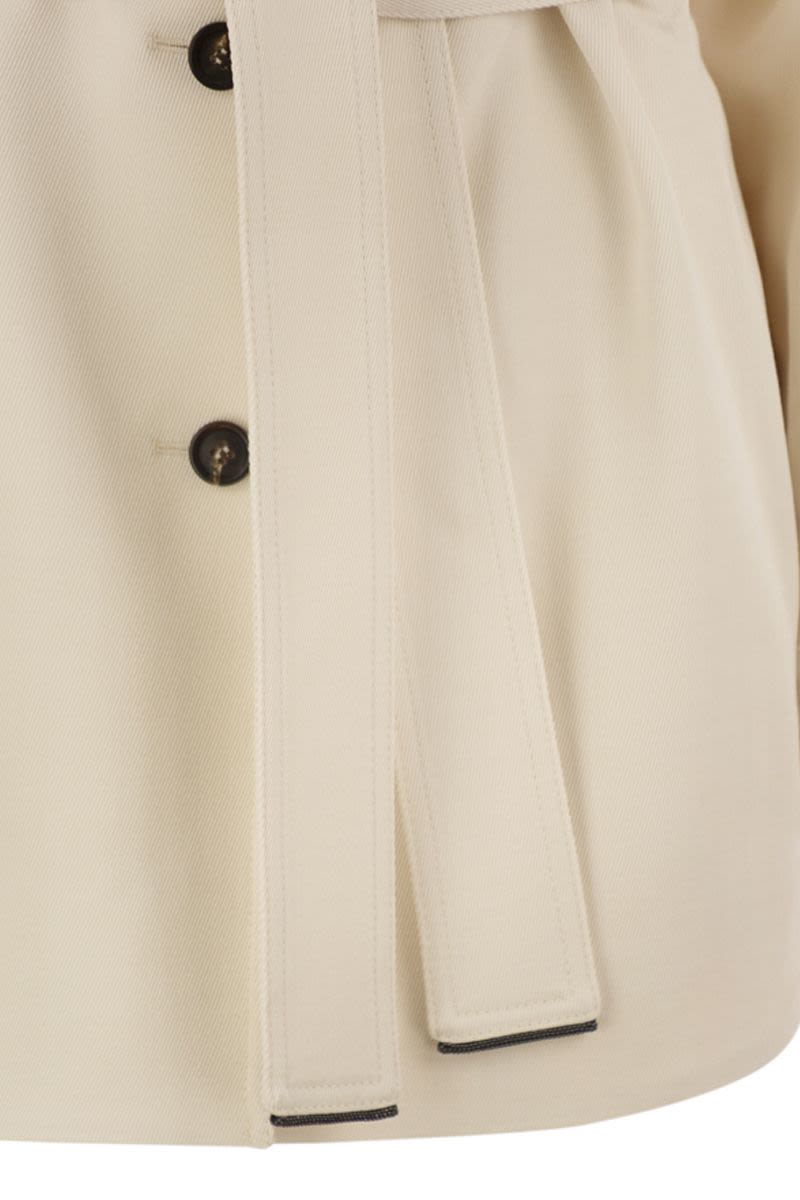 BRUNELLO CUCINELLI Women's Mini Lapel Safari Jacket