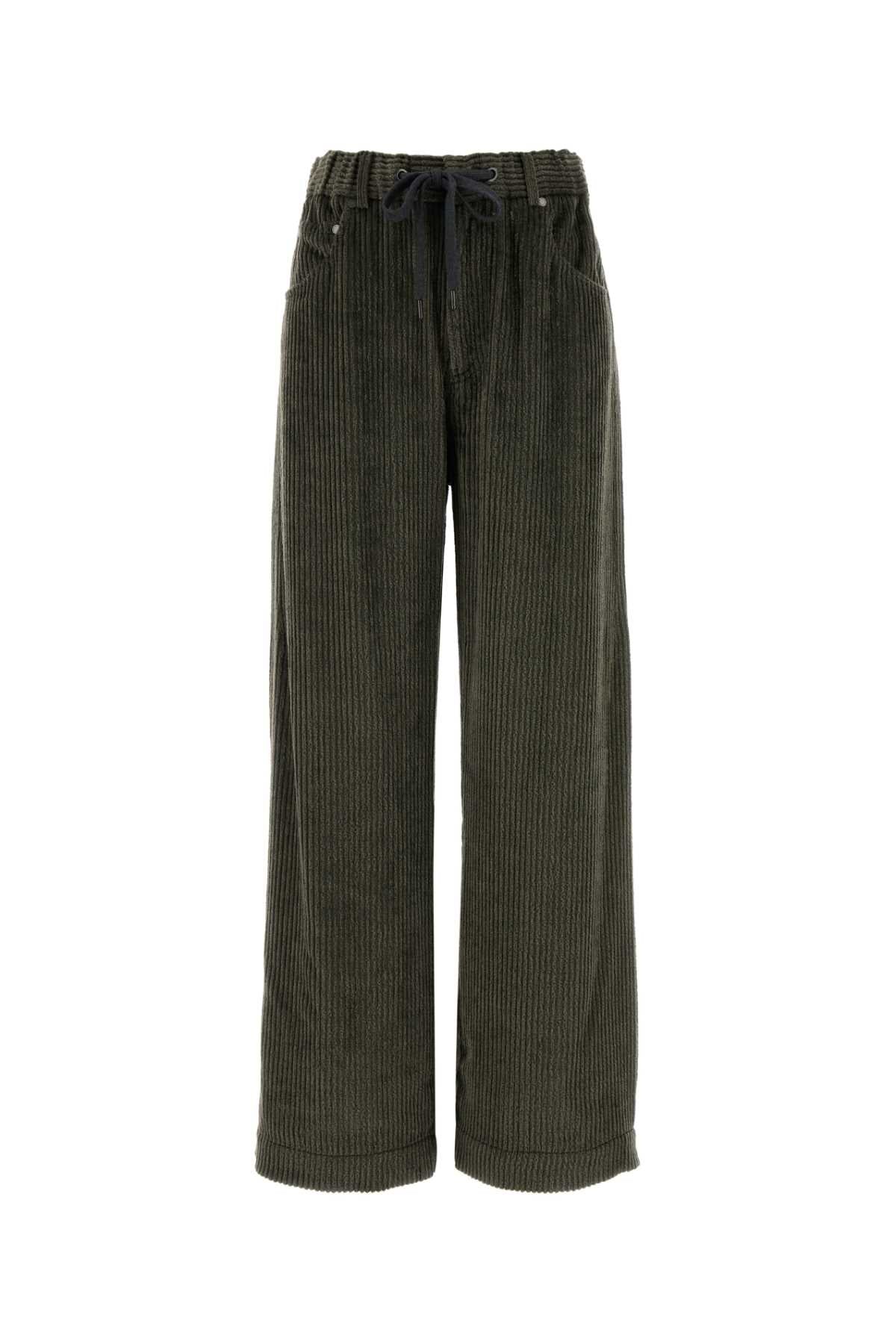 BRUNELLO CUCINELLI Wide-Leg Corduroy Trousers for Women