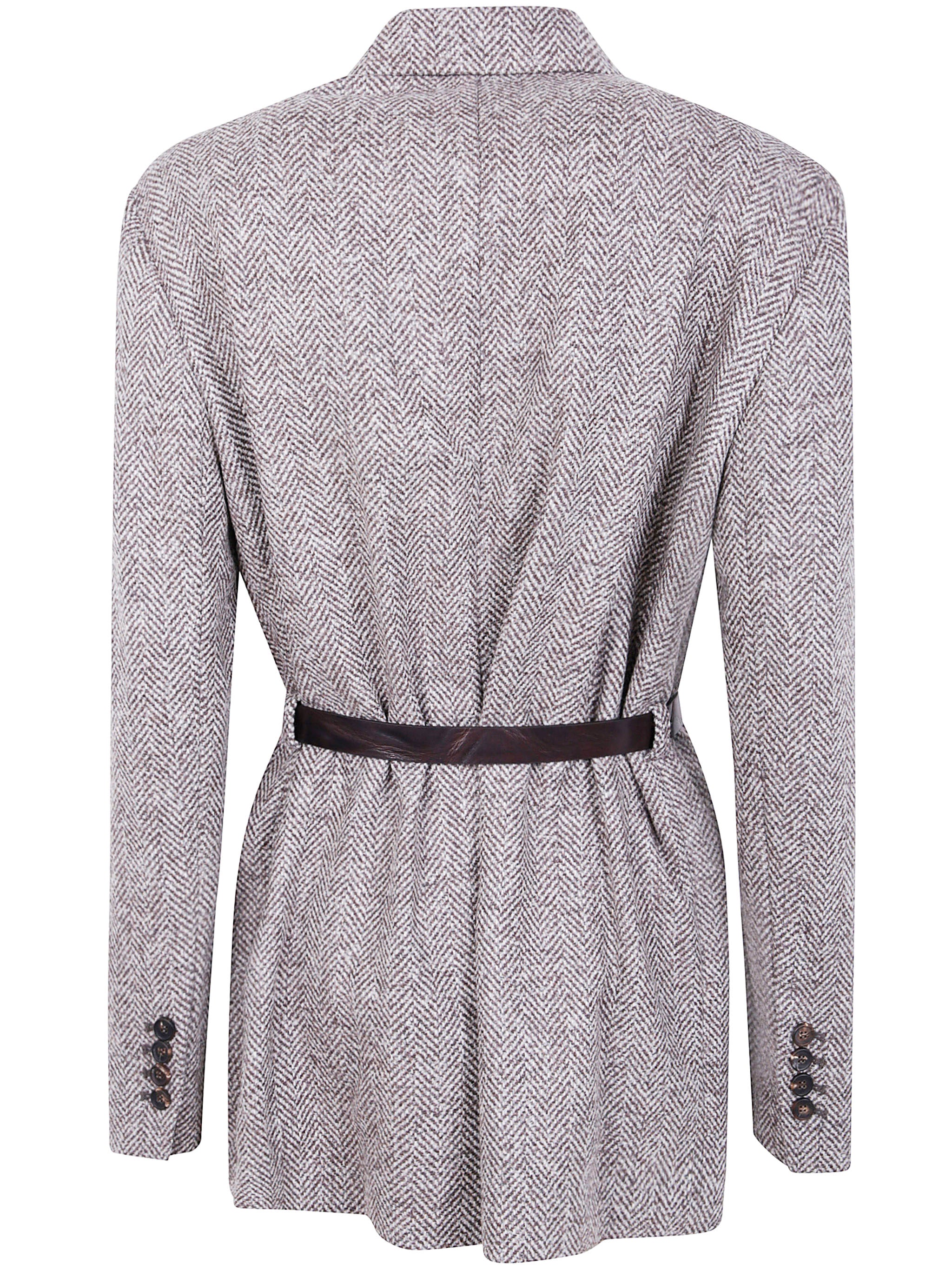 BRUNELLO CUCINELLI Belted Single Breasted Jacket for Women