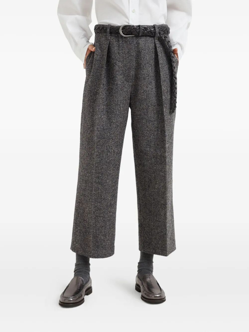 BRUNELLO CUCINELLI Cropped Suit Pants for Women