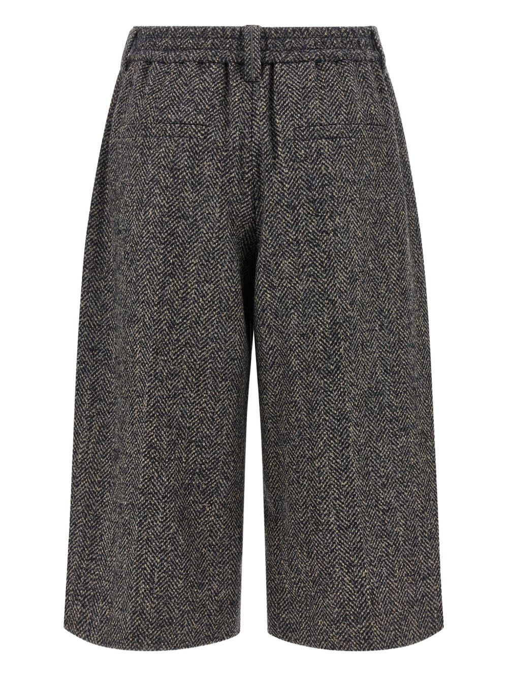 BRUNELLO CUCINELLI Elegant Wool Bermuda Shorts for Women