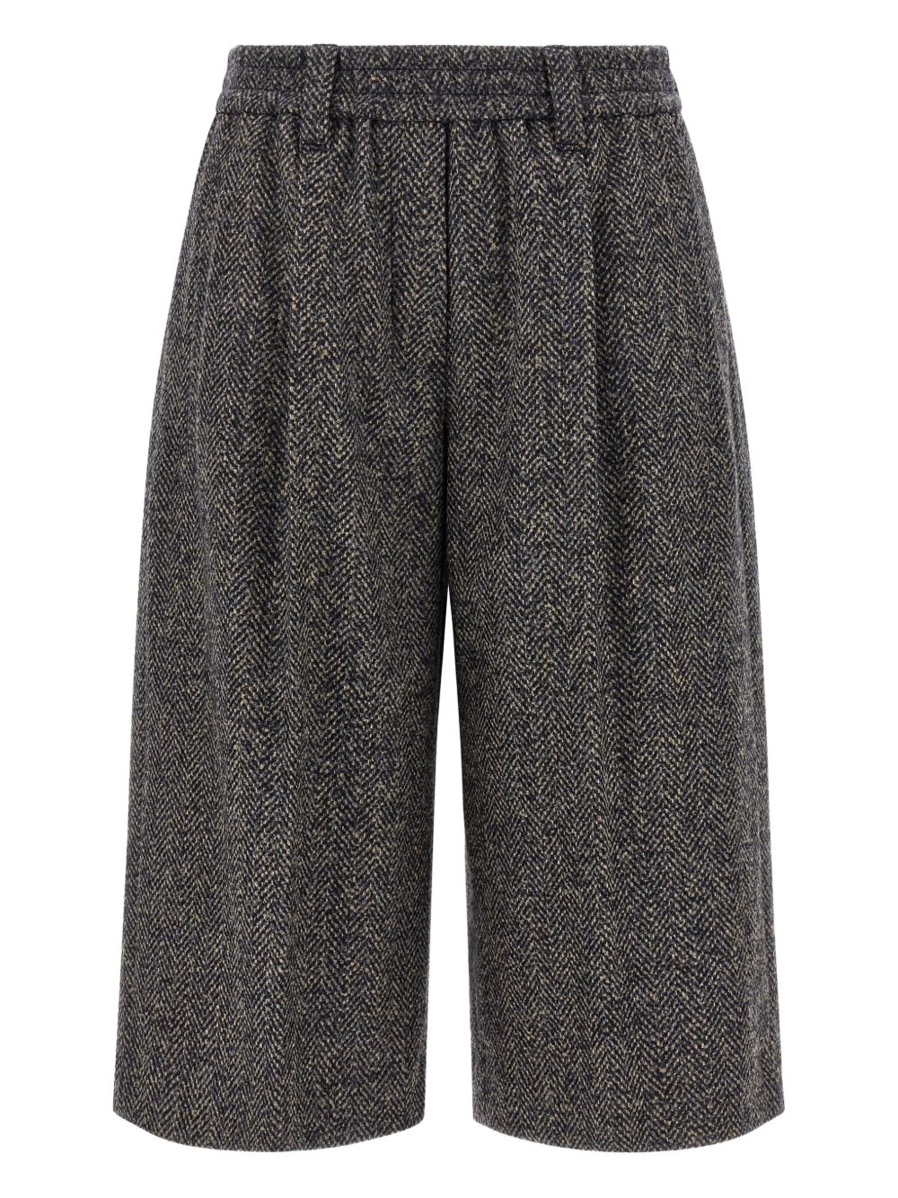 BRUNELLO CUCINELLI Elegant Wool Bermuda Shorts for Women
