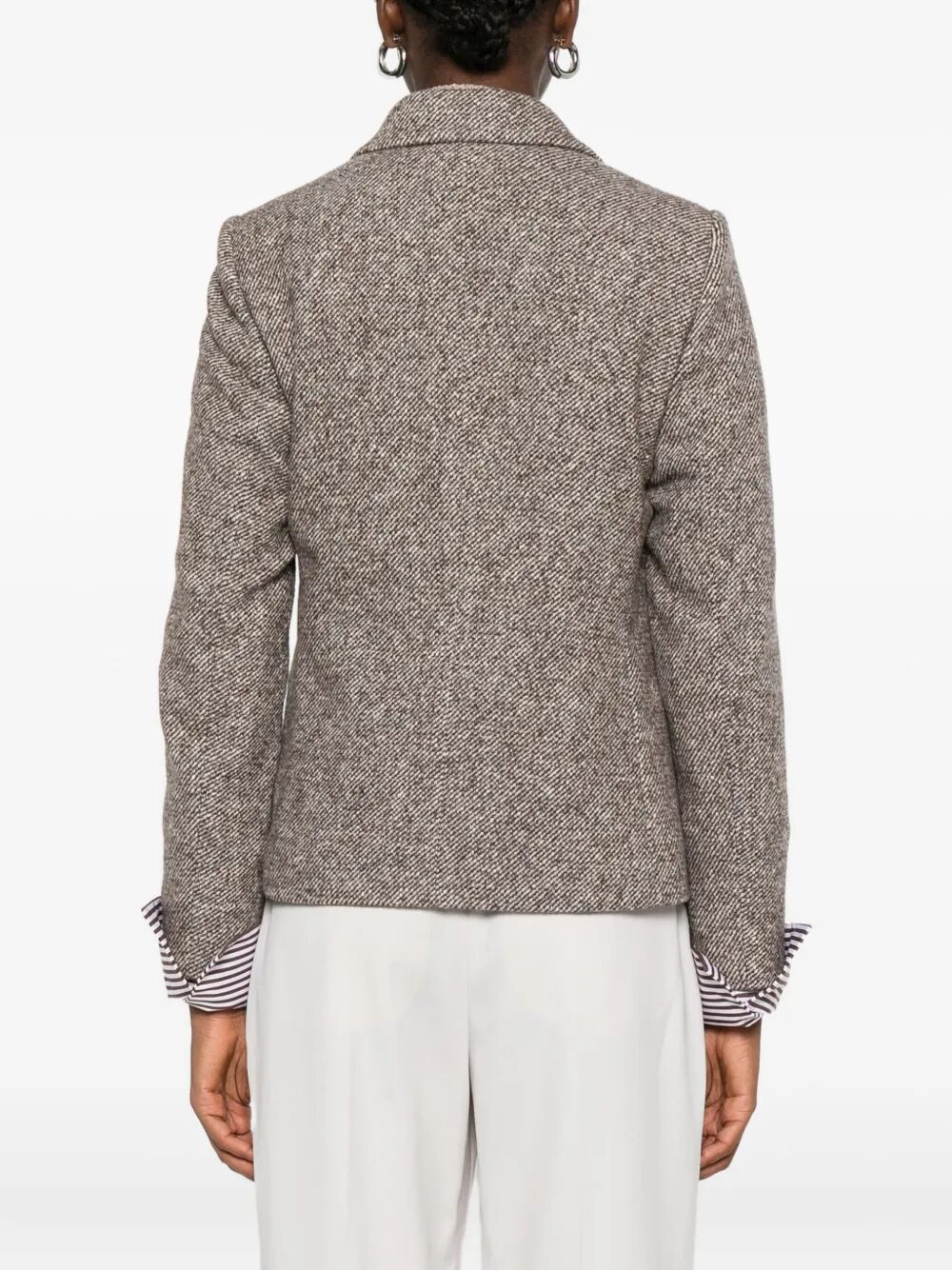 BRUNELLO CUCINELLI Double-Breasted Wool Short Jacket