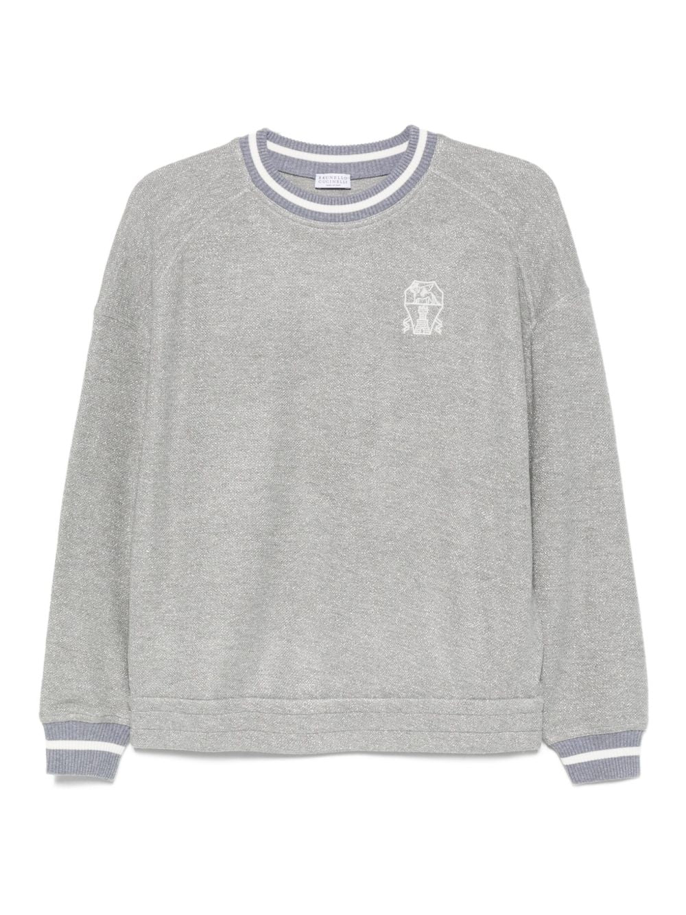 BRUNELLO CUCINELLI Logo Cotton Sweatshirt for Women - FW25 Collection